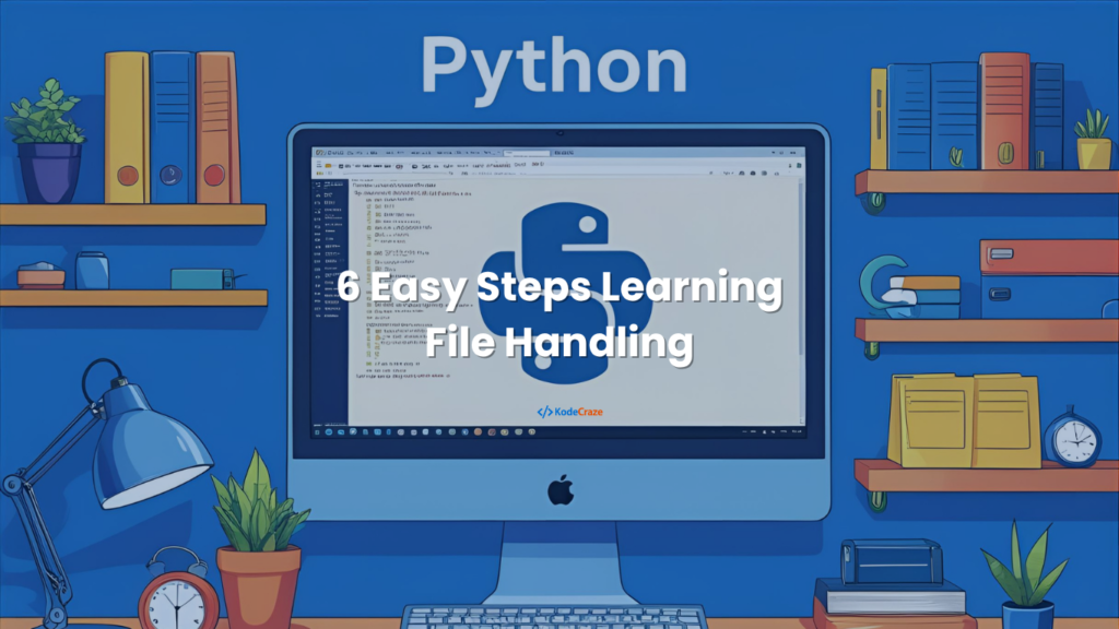 Python 6 Easy Steps Learning File Handling